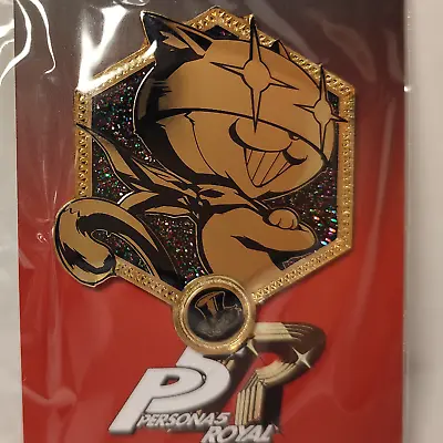 Persona 5 Royal Mona Morgana All Out Attack Golden Series Enamel Pin Figure • $14.79