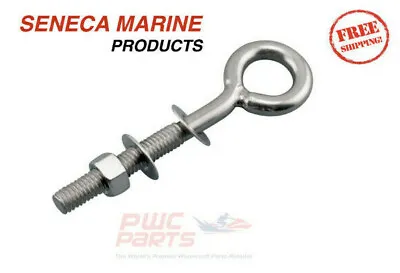 SENECA Marine Stainless 304 Welded Eye Bolt 3/16  1/4  5/16  3/8  1/2  S0312-XXX • $9.29