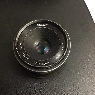 Meke 25mm F/1.8 Lens Used • $29