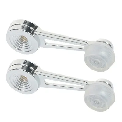 White Inside Interior Window Crank Handle Pair Set NEW For Ford Pickup Truck • $9.75