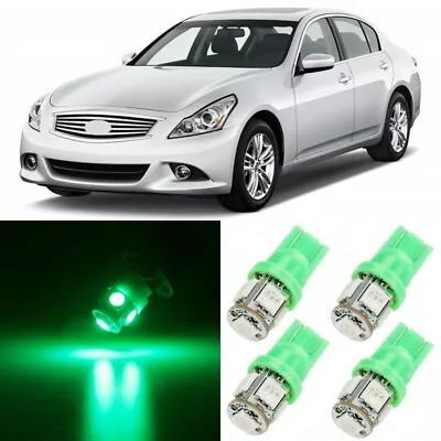 15 X Ultra Green Interior LED Lights Package For 2008 - 2013 Infiniti G37 +TOOL • $15.99