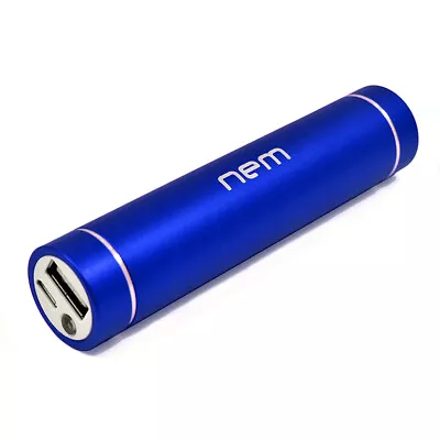 Blue 3000mAh Portable External USB Power Bank Battery Charger With Light For • $13.60