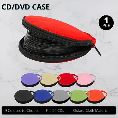 CD DVD Disc Storage Bag Cases Sleeve Wallet Holder Album Carry Car Organiser • £6.86