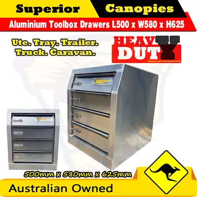 $399 • Buy Aluminium Toolbox Drawers/ Ute Canopy Insert/ Canopy Drawer Module/Truck Storage
