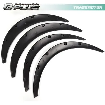 4Pcs Universal Flexible Car Fender Flares Extra Wide Body Wheel Arches • $32.21