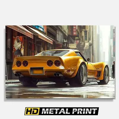 1980 Chevrolet Corvette C3 Poster Printed On Metal Corvette Art Vintage Car De • $76.41