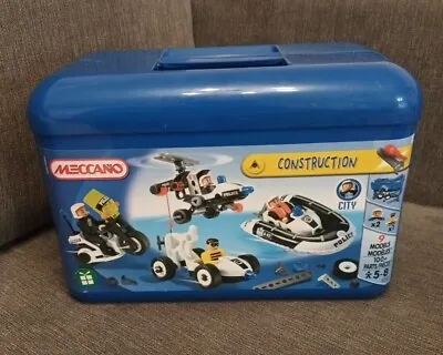 £4.99 • Buy Meccano City Construction Set In Carry Case Age 5-8 -not Complete Spare Parts 