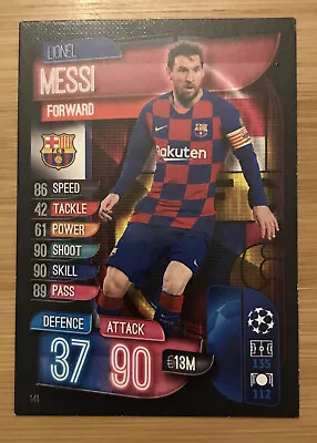 Topps LIONEL MESSI Barcelona Card • £1.99