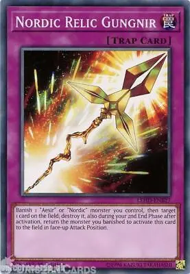 LEHD-ENB27 Nordic Relic Gungnir 1st Edition Mint YuGiOh Card • £0.99