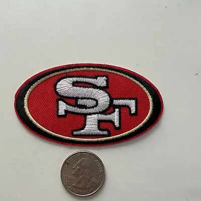 San Francisco 49ers NFL Vintage CLASSIC Embroidered Iron On Patch 3 X 1.75” Oval • $3.39