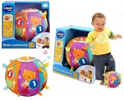 Baby Christmas Toy 3 - 24 Months V-tech Singing Ball Music Numbers Spanish • £9.99