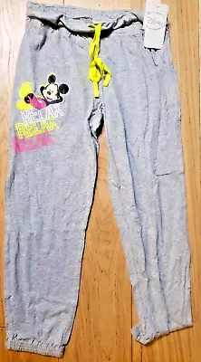 Disney Mickey Mouse Womens Capris Lounge Yoga Pants Relax Medium NEW W Tags • $14.99