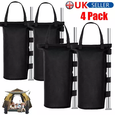 4Pack Garden Gazebo Foot Leg Feet Weights Sand Water Bags For Marquee Party Tent • £13.90