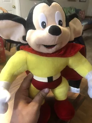 Toy Network 9  Mighty Mouse Plush 2003 Stuffed Animal • $10