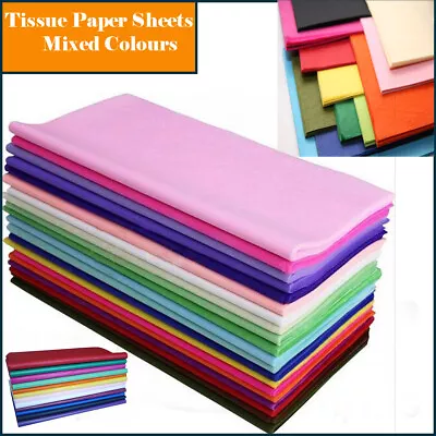 18gsm Thick White Coloured Tissue Paper Sheets Wrapping New Acid Free • £2.99