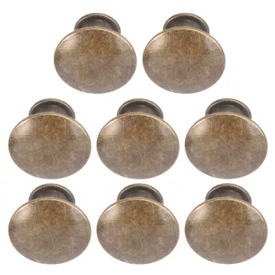 8PCS Vintage Cabinet Knobs Antique Brass Drawer Handles Brass Pulls Cabinets • $9.49