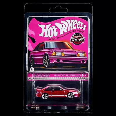 Hot Wheels RLC Exclusive Pink Edition 1993 Ford Mustang Cobra R • $49.95