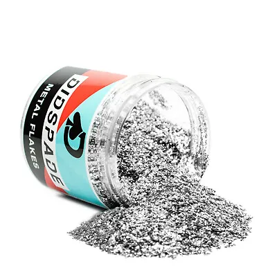 Chrome 0.015 Silver Metal Flake - Solvent Resistant Glitter - Car Paint / Epoxy • $13.95