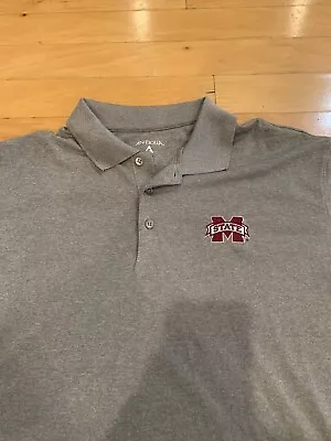 Vintage Grey Mississippi State Bulldogs Polo Size XL (Never Worn) • $25