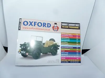 £1.05 • Buy Oxford Diecast Catalogue August 2022 - January 2023 Austin Champ