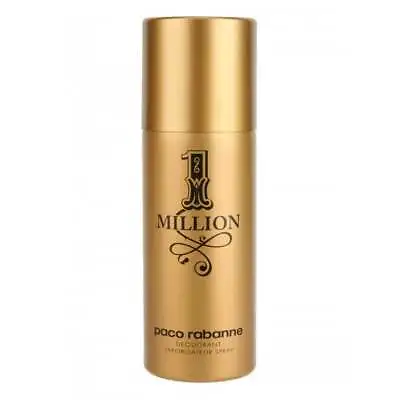 Paco Rabanne 1 Million 150ml Deodorant Spray For Him - New - Free P&p - Uk • £27.95
