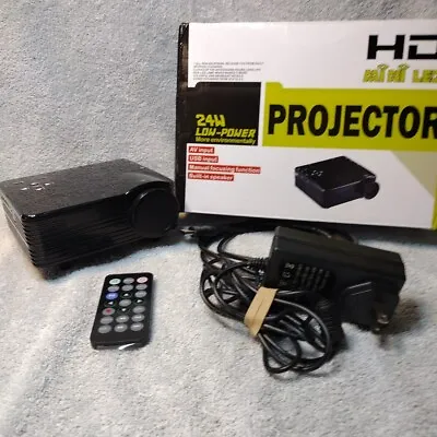 Mini Projector LED 1080P HD Home Cinema Portable Home Movie Projector • $14.99