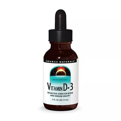 Source Naturals Inc. Vitamin D3 2000 IU 2 Oz Liquid • $15.19