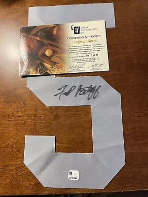 $31.50 • Buy Fred Biletnikoff Signed Jersey Number 5 Oakland Raiders Nfl Football +global Coa