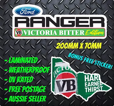 Ford Ranger - VB Victoria Bitter Edition - Custom Stickers UV Rated • $7.95