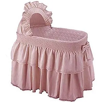 $129.66 • Buy Babykidsbargains Paradise Rainbow Bassinet Skirt And Hood Pink 16 X32 