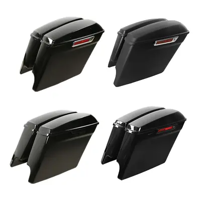 5  Stretched Extended Saddlebags Saddle Bags For Harley Touring Road Glide 14-23 • $208.80