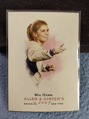 2007 Topps Allen & Ginter Mia Hamm #272 Rc Unc Ncaa Usa Olympic Soccer Champion • $4.99