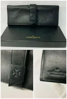 $237.90 • Buy VACHERON CONSTANTIN Watch Travel Case Pouch With Outer Box Black 10 X 24 Cm