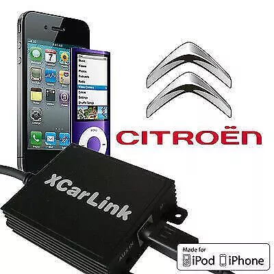 Xcarlink SKU2875 Citroen RT3 Factory Fitted Stereo IPod IPhone Interface Adaptor • £49.99