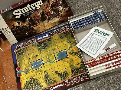 Stratego Classic Capture Flag Battlefield Strategy Board Game 1986 For Parts • $22.55