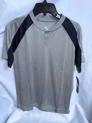 MIZUNO DryLite Men's Gray Baseball Shirt Lightweight Smooth  Size YXL • $19.99