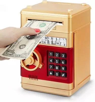 Refasy Piggy Bank Cash Coin Can ATM Bank Electronic Coin Money • $15