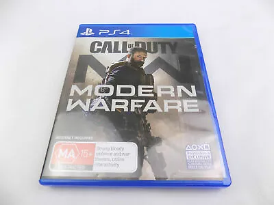 Mint Disc Playstation 4 Ps4 Call Of Duty Modern Warfare Free Postage • $34.90