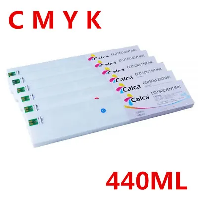 4 Color CALCA Compatible 440ML Roland ECO-Sol Max Ink Cartridge CMYK • $256.80