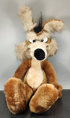 VTG 1971 Warner Bros WILE E COYOTE 19” Tall Plush WILEY  Mighty Star *Read* • $19.99