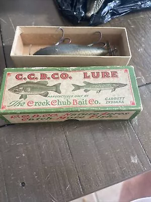 Vintage C.C.B. Co. Creek Chub  Fishing Lure-Original Box • $75