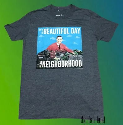 New PBS Mister Mr. Rogers It's A Beautiful Day In The Neighborhood Mens T-Shirt • $14.95