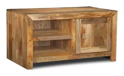 £279.95 • Buy Living Room Furniture Light Dakota Solid Mango Wood Door Tv Unit (27l)