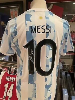 Lionel Messi Signed Argentina Shirt • £1999