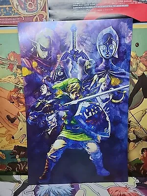 Legend Of Zelda Skyward Sword 11x17  Promo Poster !!! • $8