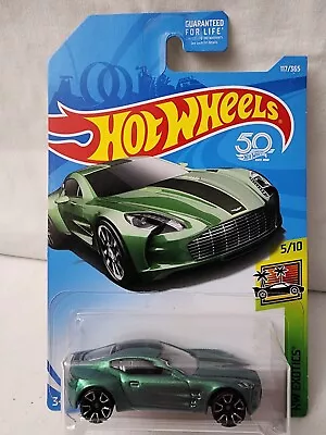 2018 Hot Wheels Exotics Aston Martin One-77 #117/365 A3 • $1.50