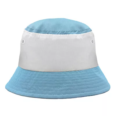 Fan Originals Bucket Hat Tricolour Sky Blue White City Colours • £8.99