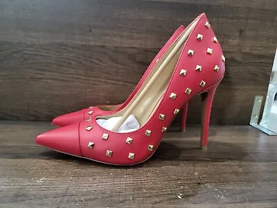 Michael Kors Women's Keke Pointed Pumps Crimson 5.5M New • $53.02