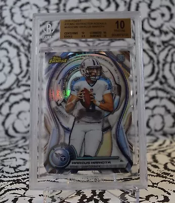 2015 Finest Marcus Mariota Bgs 10 • $21.44