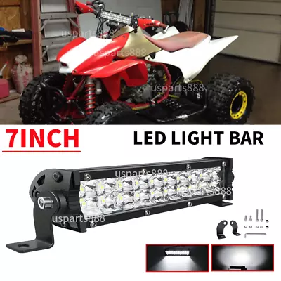 7inch Plug Play LED Headlight Bar Fit HONDA TRX450R 300EX 400EX TRX250X TRX 90X • $11.11